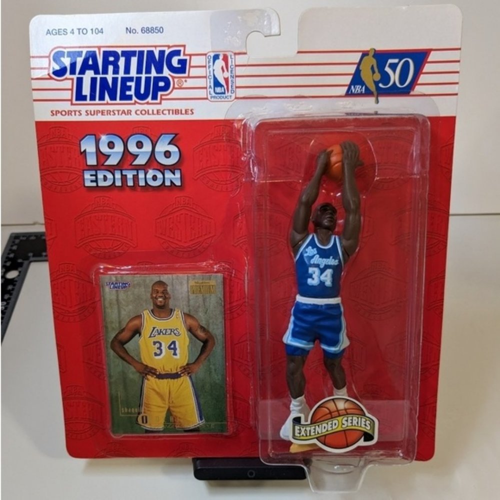 Shaquille O'Neal Action Figure Starting Lineup New In Box 1996 Edition